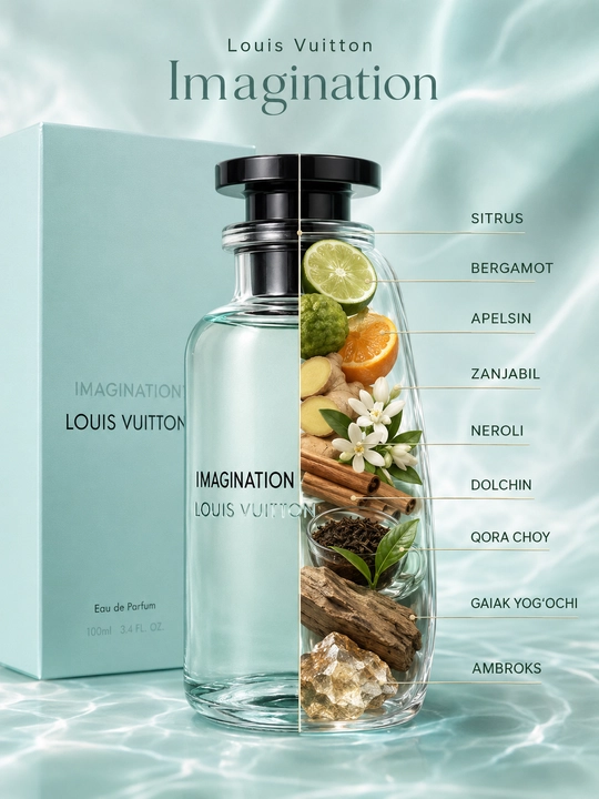 Парфюм Louis Vuitton Imagination Eau de Parfum, 100 мл, свежий аромат