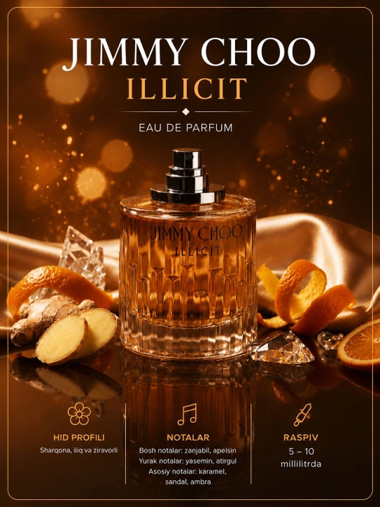 Jimmy Choo Illicit EDP — женская парфюмерная вода, распив 5 и 10 мл