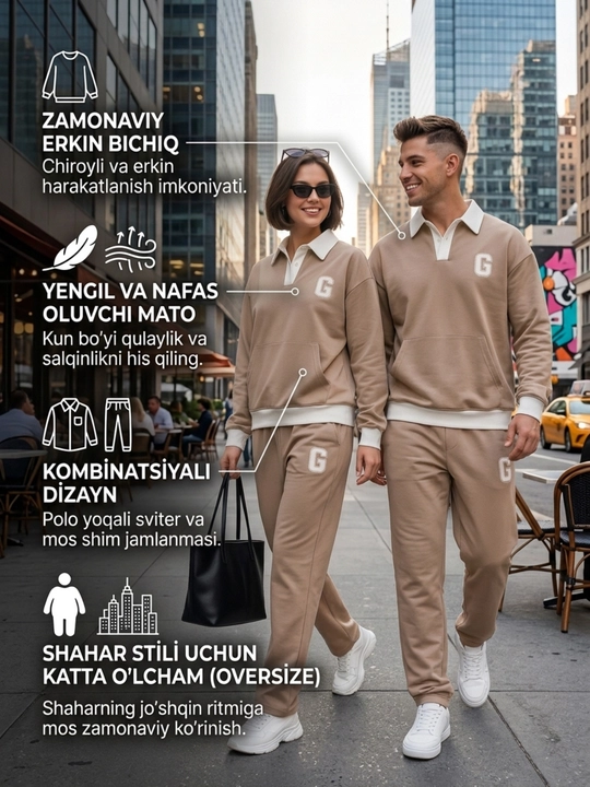 Erkaklar kostyumi ikki qismli kostyum erkaklar kiyimi sport kostyum - 