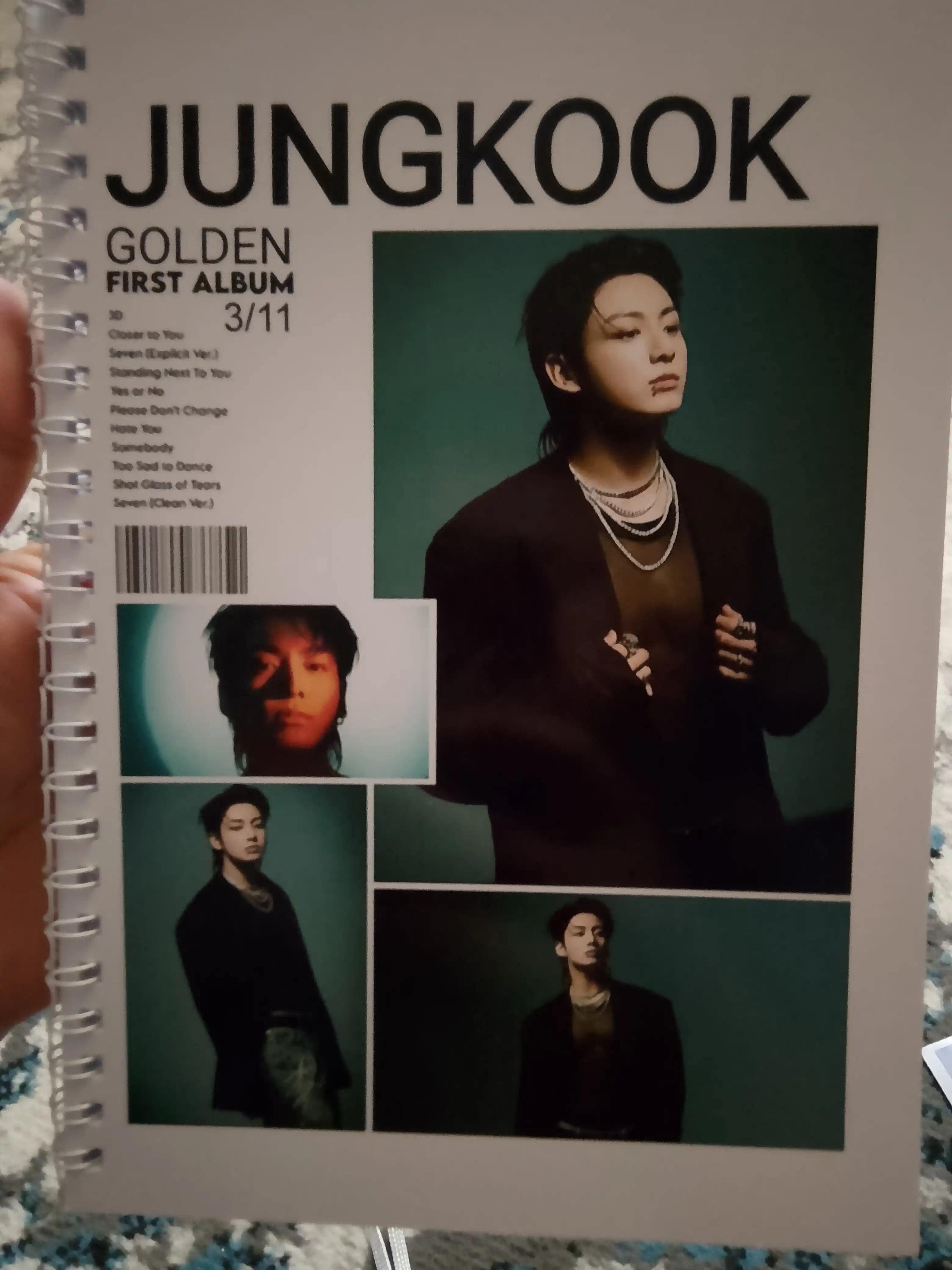 Блокнот и ежедневник 2 в 1 - BTS, K-POP — 30 листов, 2 секции
