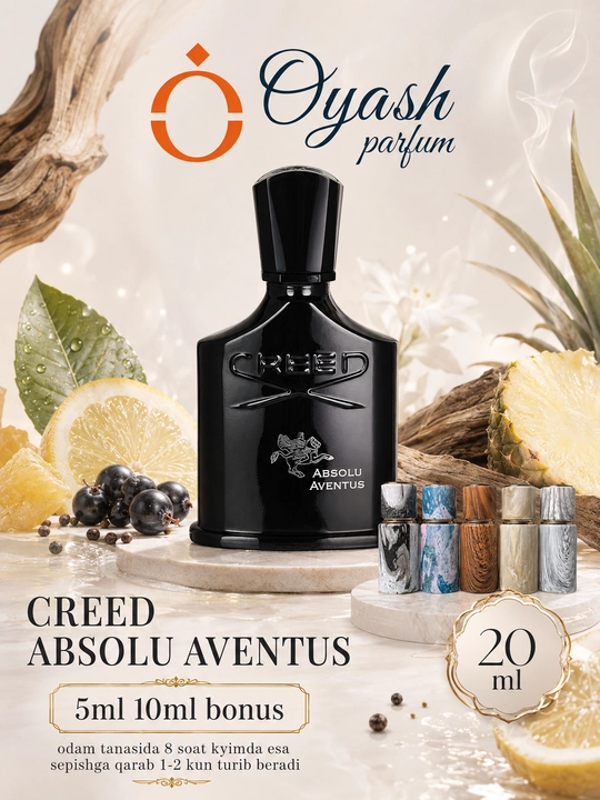 Absolu Aventus Creed мужской парфюм, 20 мл, селективная парфюмерия - 