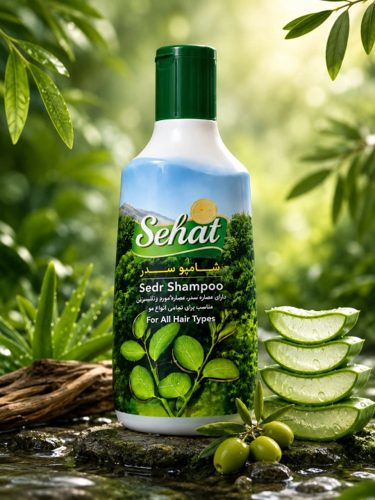 Sehat Sedr Shampoo — шампунь с экстрактом сидра для всех типов волос, 750 мл - 