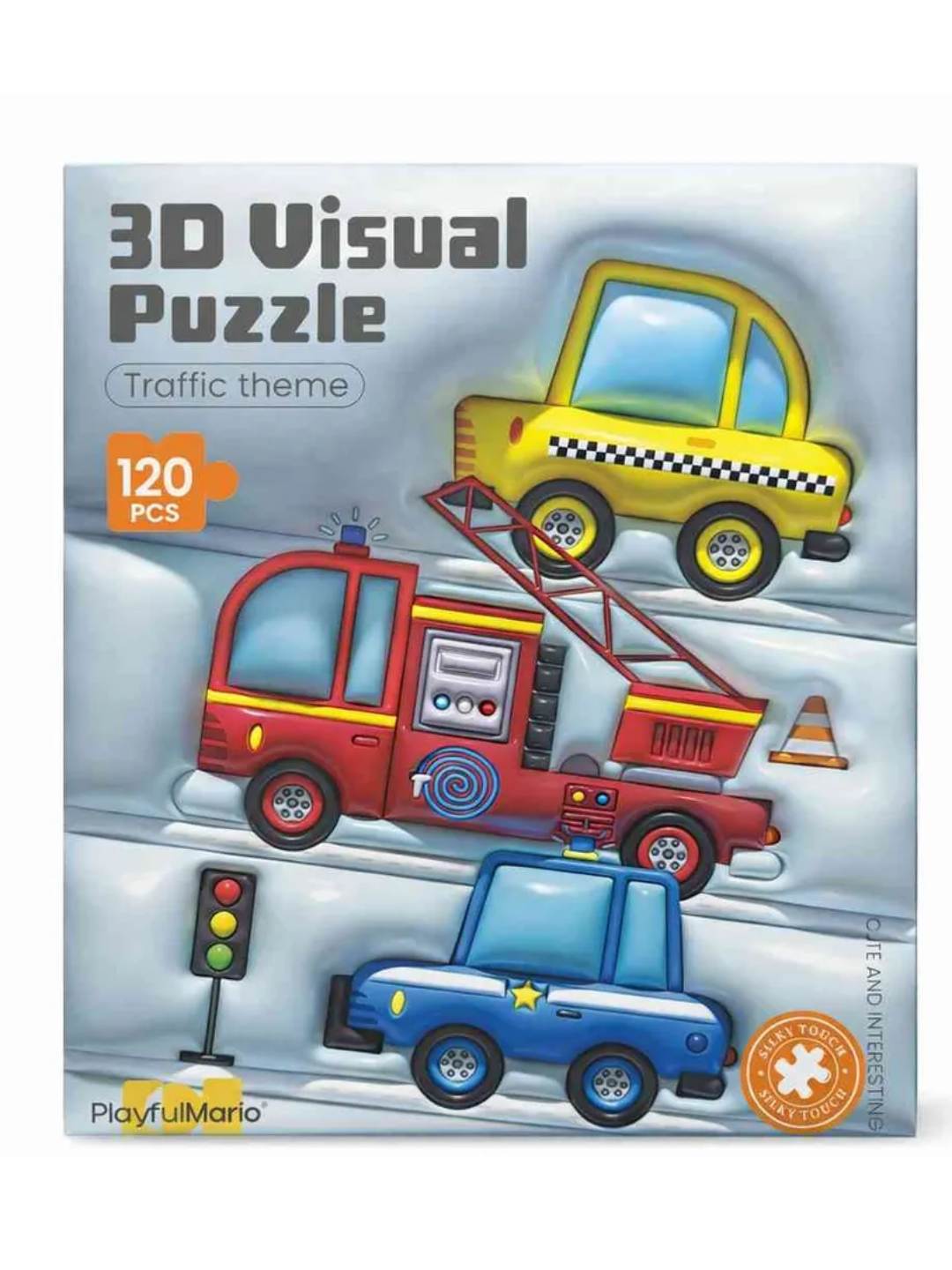 Mazayka 3D pazllar kartondan 120 detal bolalar konstruktorlari o'yinchoqlar
