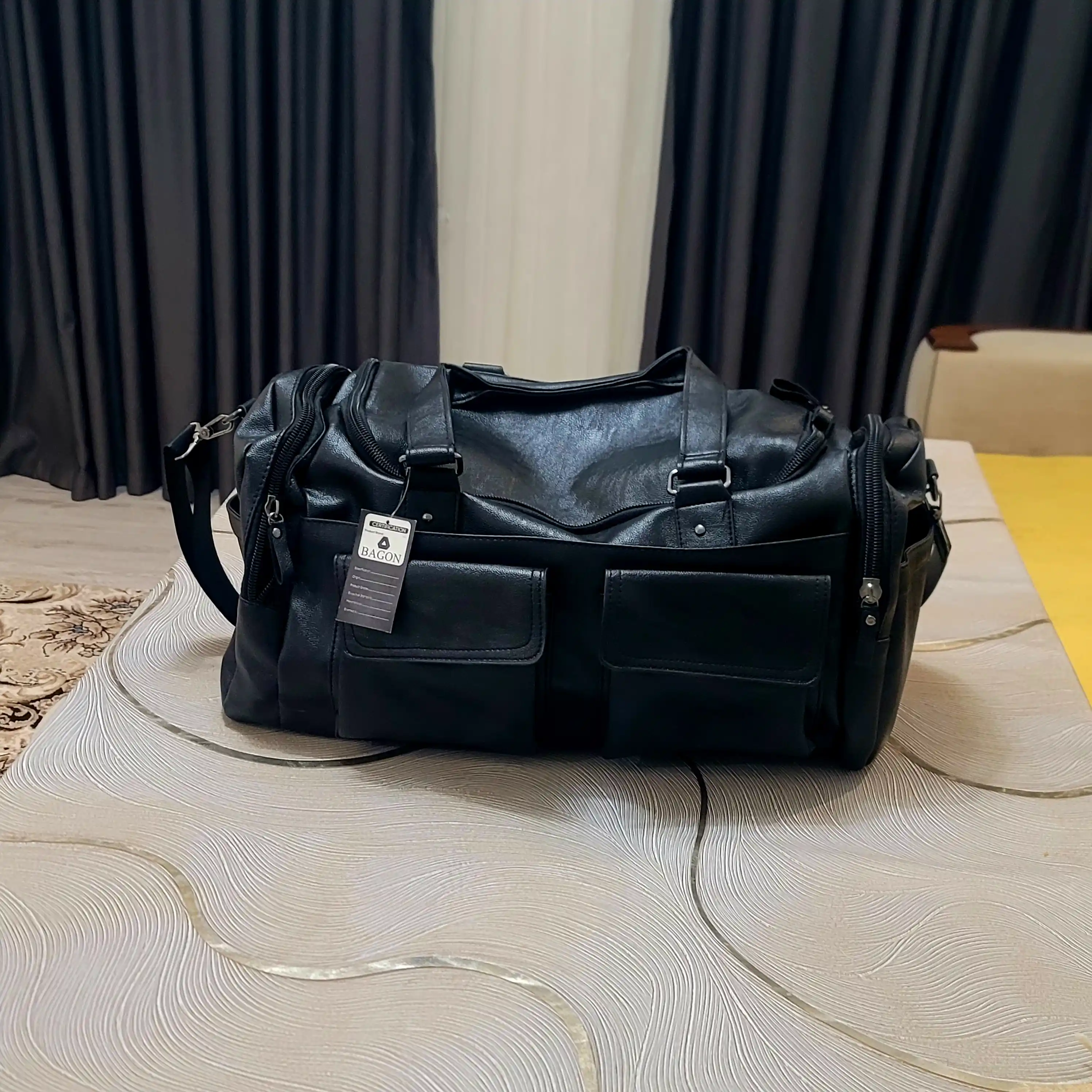 Ko‘p Maqsadli Charm Yo‘l Sumkasi – Sport, Ish, Sayohat va Kundalik Foydalanish Uchun