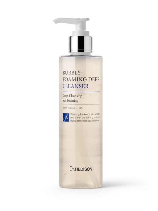 Пенка для глубокого очищения кожи Dr. Hedison Bubbly Foaming Deep Cleanser, 250 мл - 