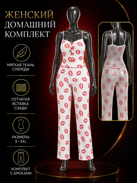 Ayollar uchun to‘rli tungi ko‘ylak, penyuar va uy kiyimi, uyqu uchun pijama - 