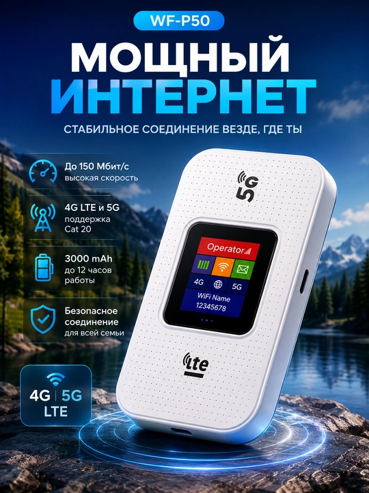 Simsiz Wi-Fi 4G 5G LTE sim-kartali router