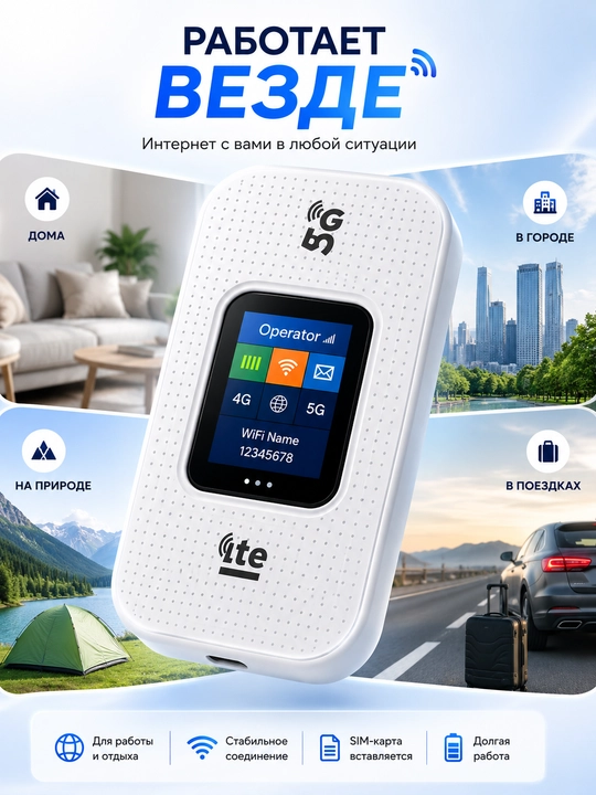 Wifi router simsiz router 4G-5G LTE Sim kartali router Sim karta router