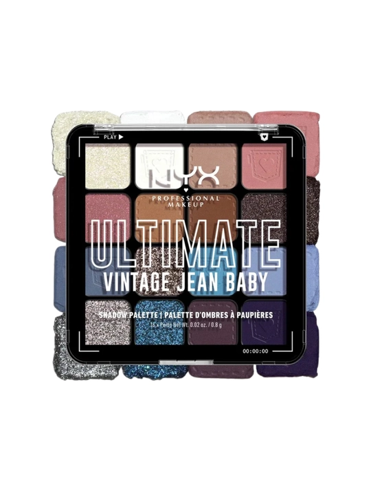 Палетка теней для век NYX Professional Makeup Ultimate Shadow Palette Vintage Jean Baby - 