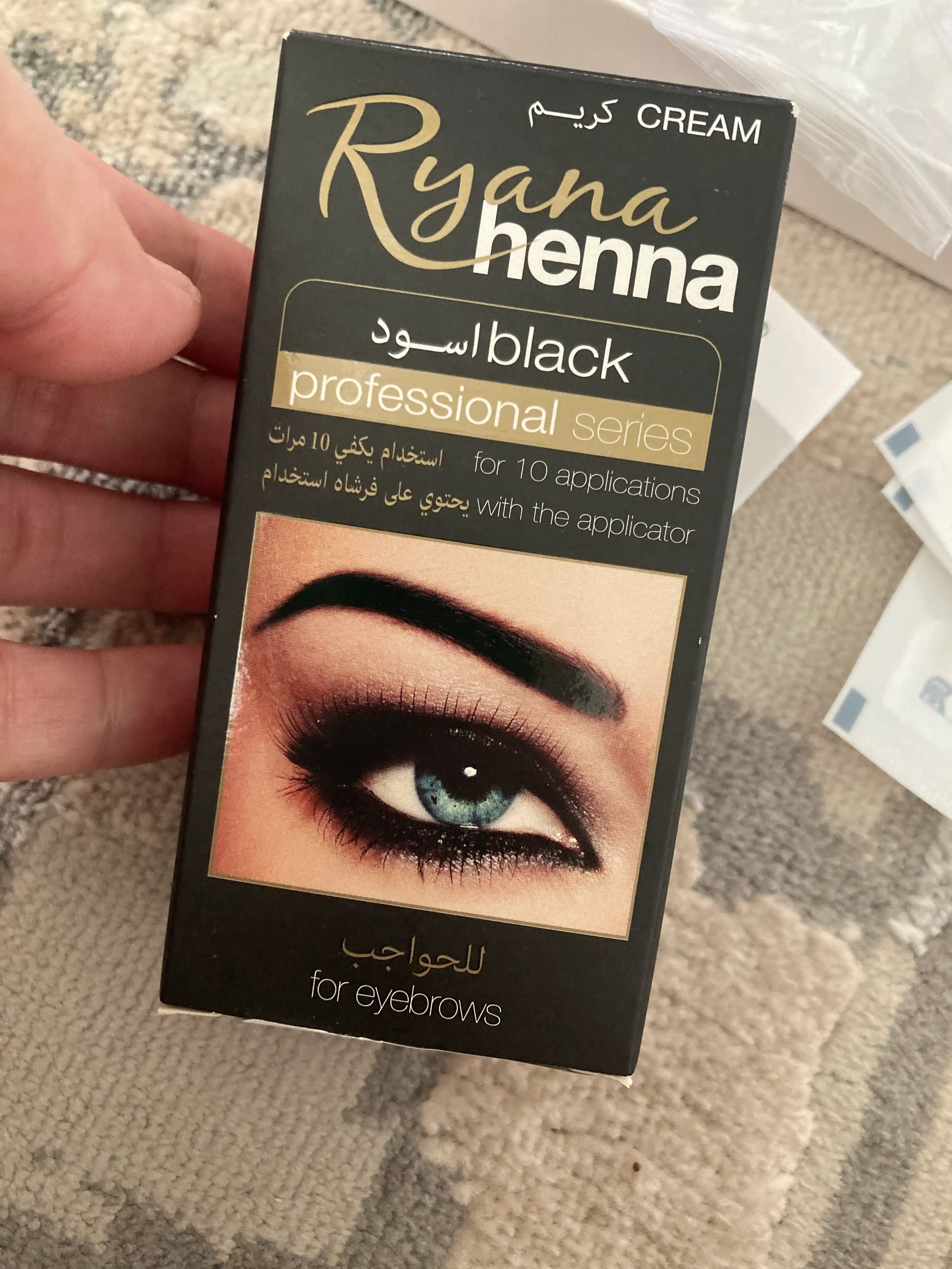 Крем хна для бровей Ryana eyebrow henna