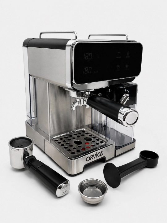 Kofemoshina 10 in 1, avtomatik kapuchinatorli, professional 20BAR bosim, quvvat 1350-1850W