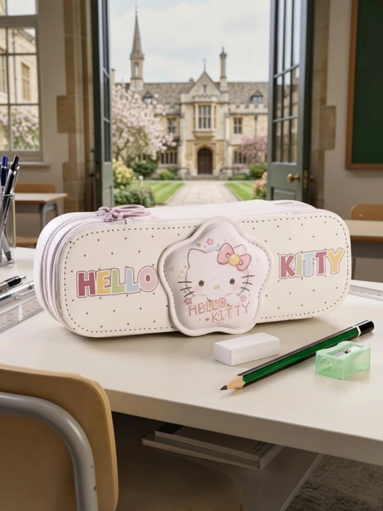 Hello Kitty peyji, sig'imdor 2 bo'lmali maktab penali - 