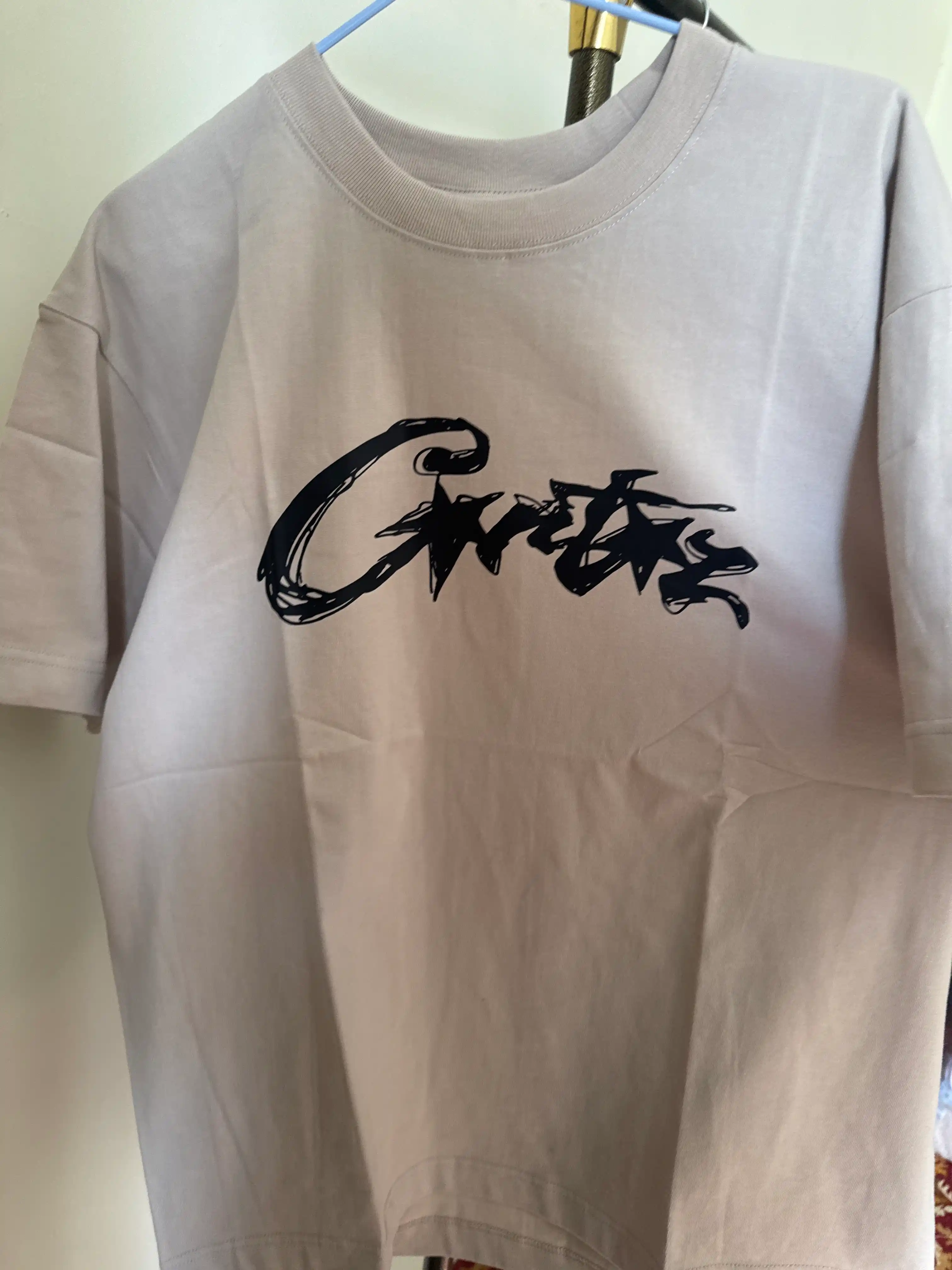 Corteiz Oversize Y2K Streetwear futbolkasi, 100% paxta, uniseks