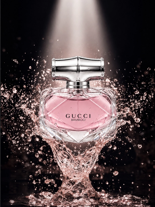 Gucci Bamboo ayollar atiri, gulli va yog‘ochsimon ifor, 3–100 ml