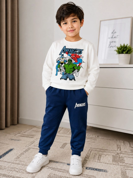 1-8 yoshli bolalar uchun uzun yengli yumshoq pijama