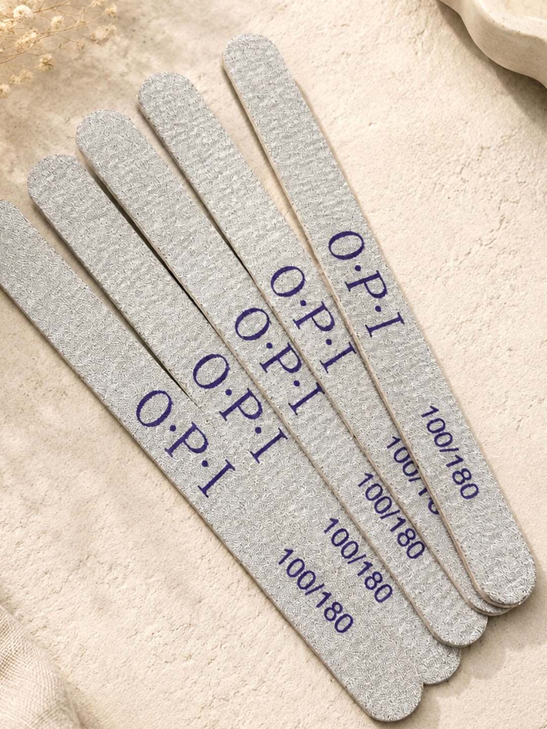 Пилка для маникюра и педикюра OPI 100/180, 180/240 грит, 18 см