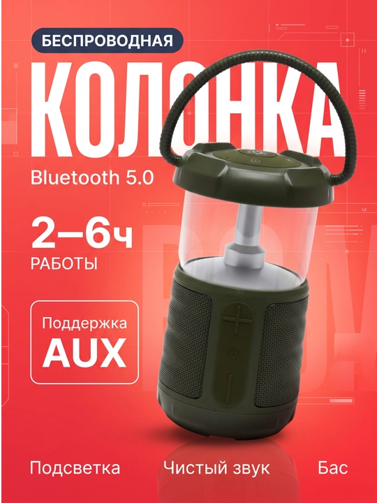 Bluetooth-динамик с RGB-подсветкой — яркость, басы и безграничное настроение - 