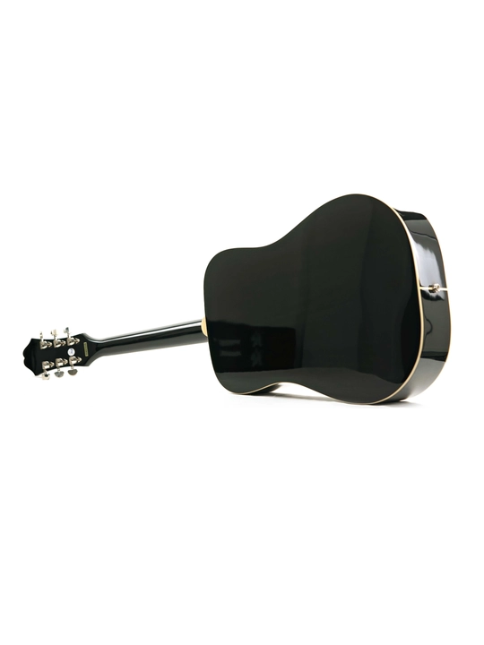 Epiphone Hummingbird Studio elektroakustik gitara, Ebony rangida