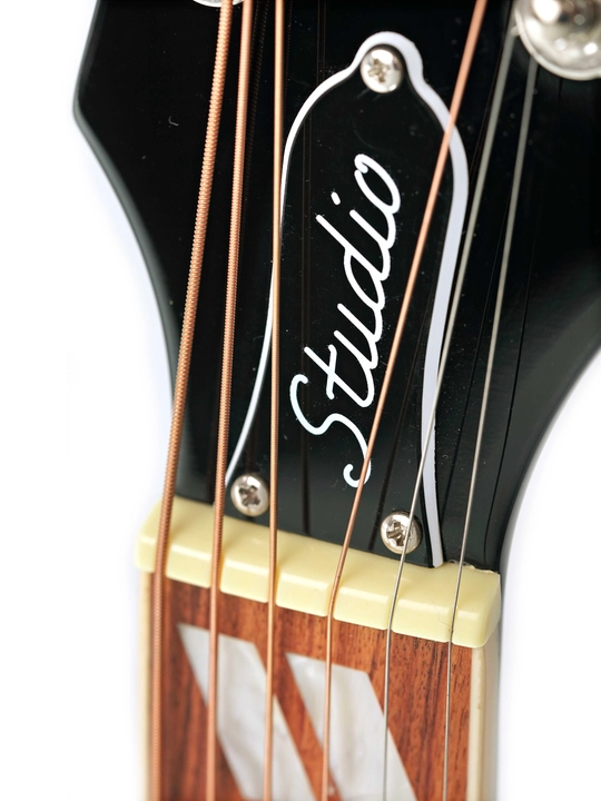 Epiphone Hummingbird Studio elektroakustik gitara, Ebony rangida
