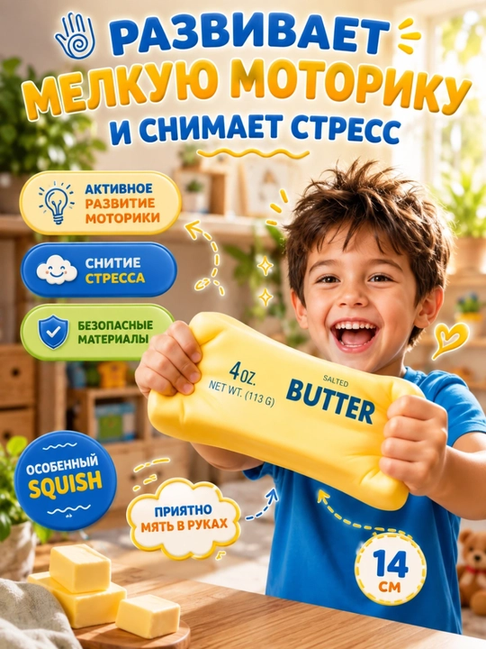 Антистресс игрушка в виде дамплингов пельменей, мантов с глазками, мягкий сквиш «Сыр», куб