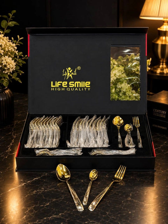Premium набор столовых приборов Life Smile, 36 предметов, ложки и вилки