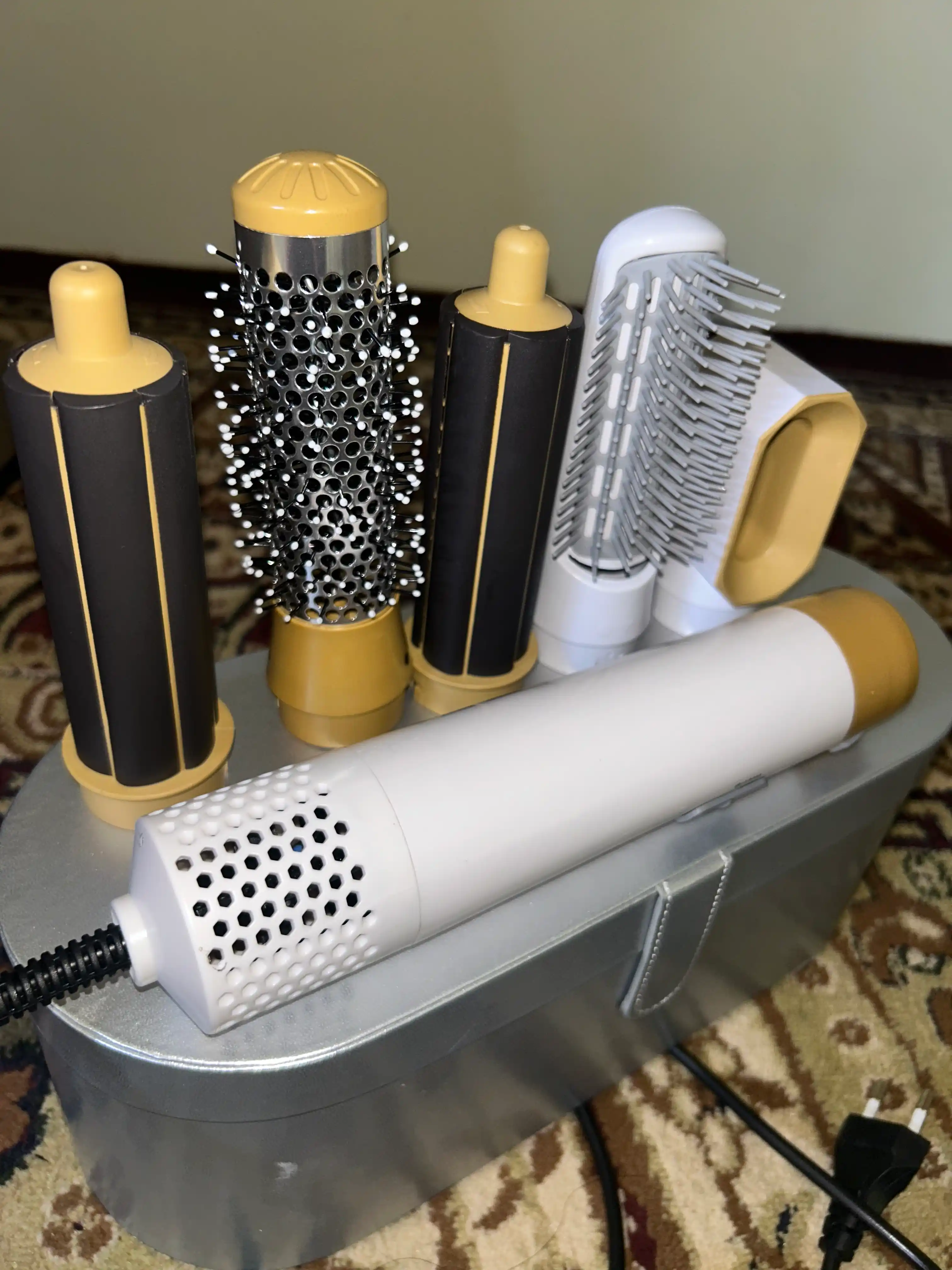 Dyson Фен стайлер, 5в1 dayson для всех типов волос, плойка и щетки, для завивки и укладки