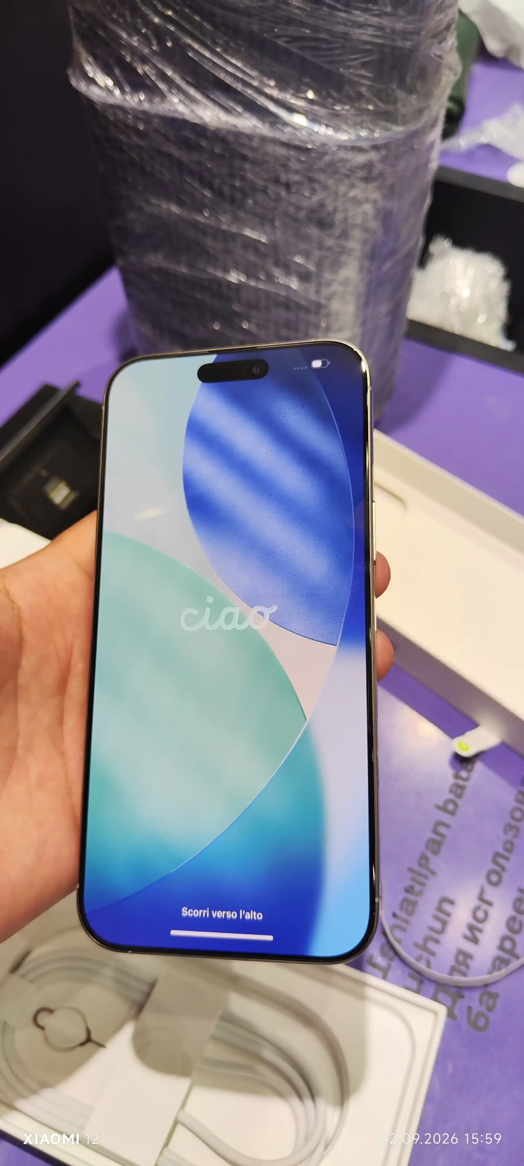Apple iPhone 16 Pro/Pro Max, 256GB, SIM+sim, UZIMEI-ro'yxatdan o'tgan