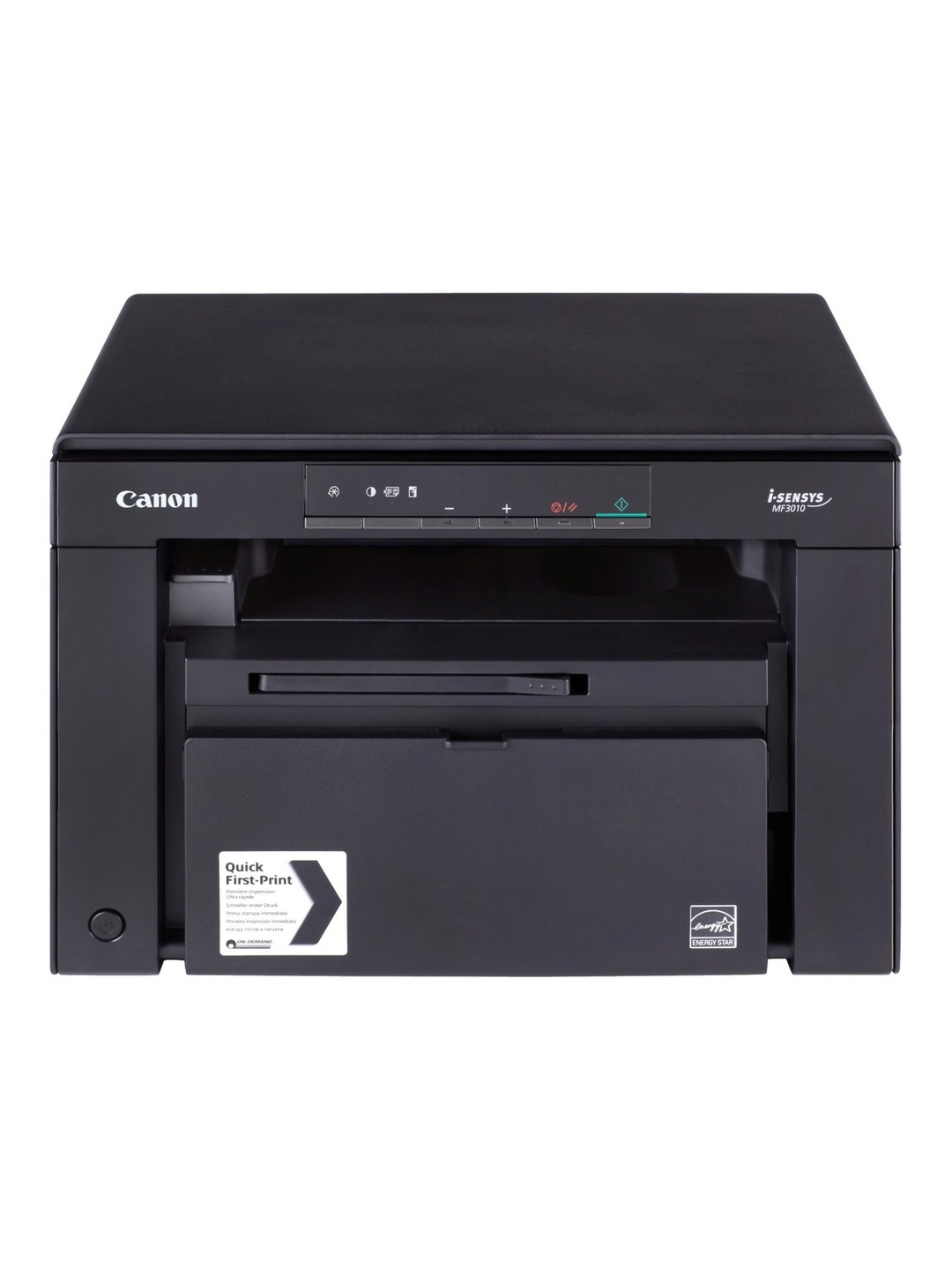 MFU Canon i-SENSYS MF3010 lazerli, 3 in 1, 18 bet/daq, chop etish nusxalash skanerlash, oq-qora, A4, qora - 