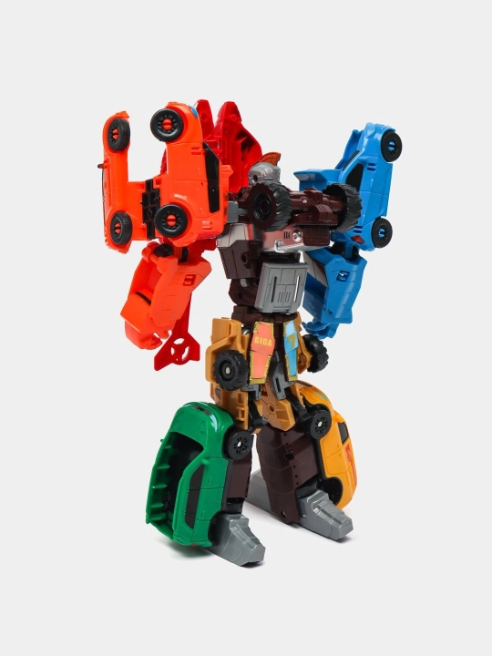 Robot-transformer Giga 7 Seven 7-ta-1 ovoz va yorug'lik bilan