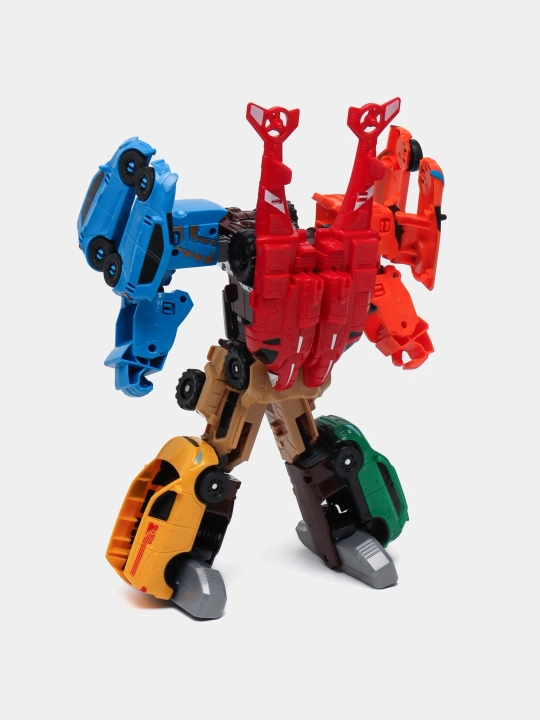 Robot-transformer Giga 7 Seven 7-ta-1 ovoz va yorug'lik bilan