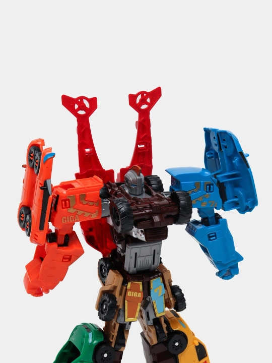 Robot-transformer Giga 7 Seven 7-ta-1 ovoz va yorug'lik bilan