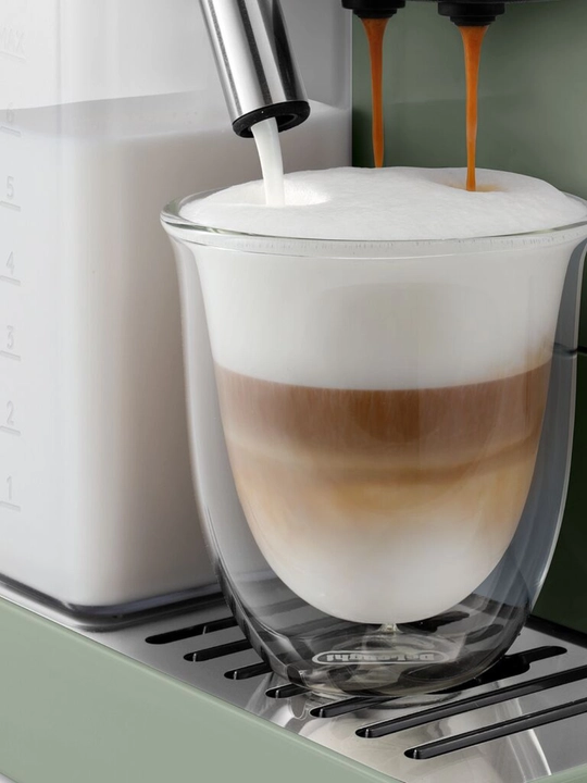 De’Longhi Rivelia Start EXAM420.55 avtomatik qahva mashinasi, 15 bar, 10 xil ichimlik