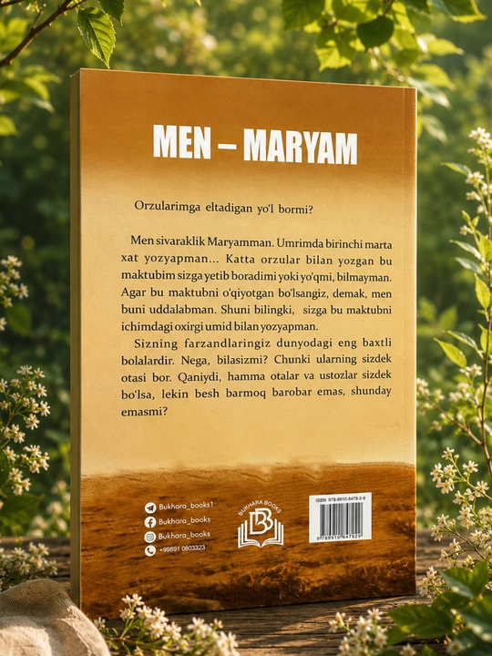 Alishan Kapaklikaya «Men – Maryam» kitobi, Bukhara Books nashri