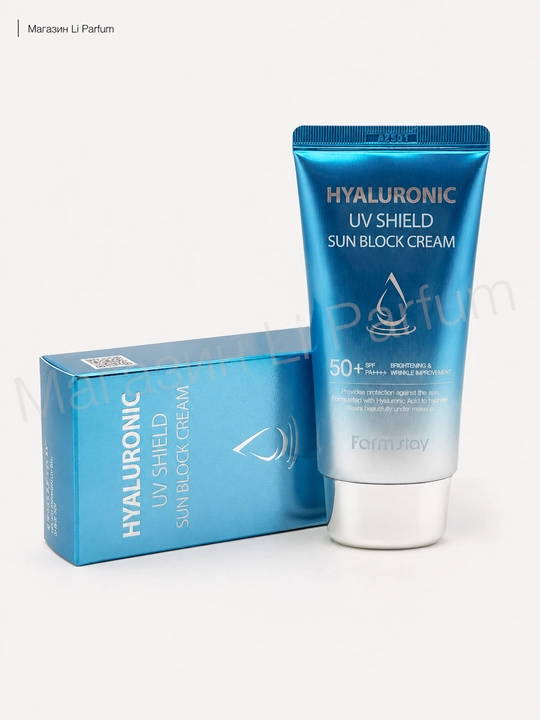 FarmStay Hyaluronic UV Shield quyoshdan himoyalovchi kremi SPF 50+ PA++++