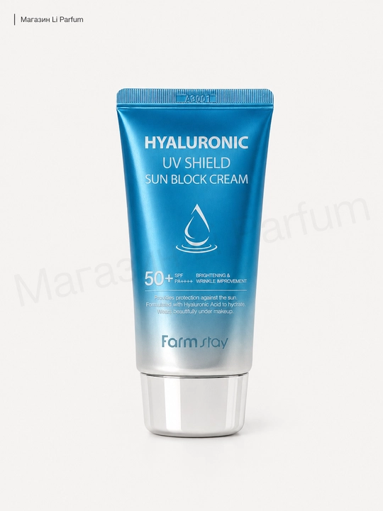 FarmStay Hyaluronic UV Shield quyoshdan himoyalovchi kremi SPF 50+ PA++++
