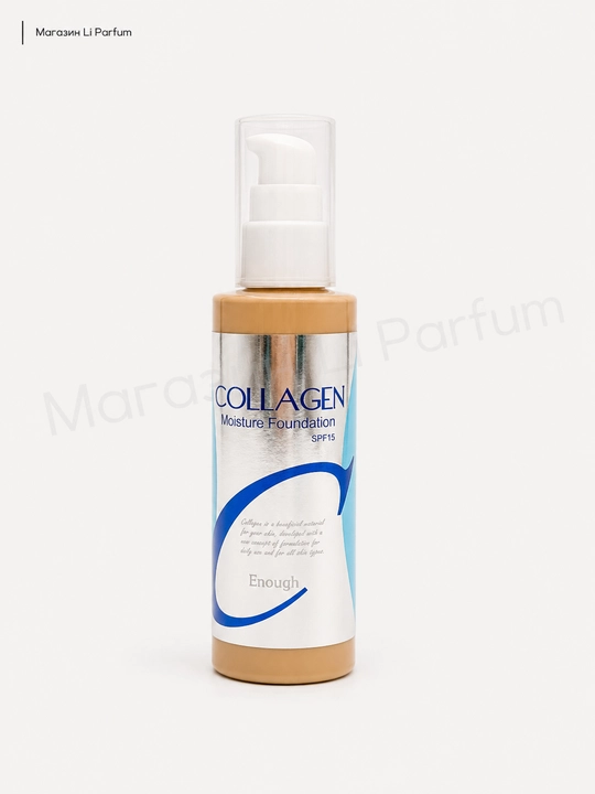 ENOUGH Collagen Whitening Moisture Foundation SPF15 №13 №21 Light Beige tusli kremi