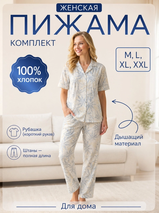 Пижама женская, 3 в 1, домашняя одежда для женщин, пеньюары в подарок - 
