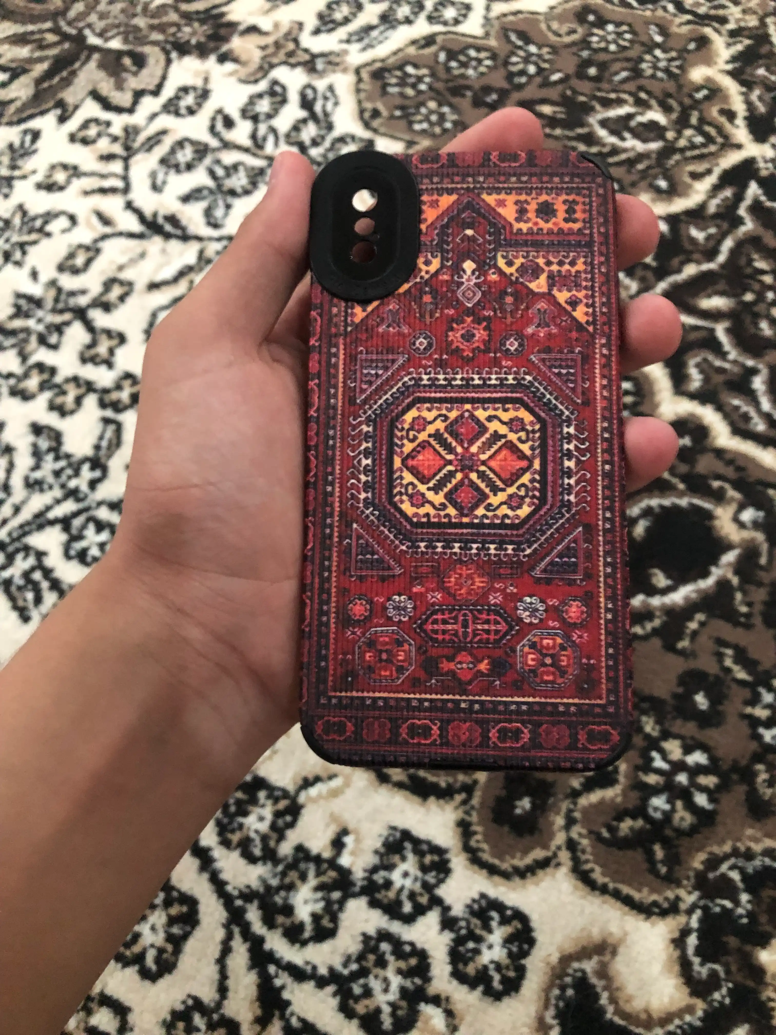Чехол на iPhone X,11, 12, 13, 14, 15 16 Pro, Max, Plus, силиконовый, с принтом UZB "NAQSH"
