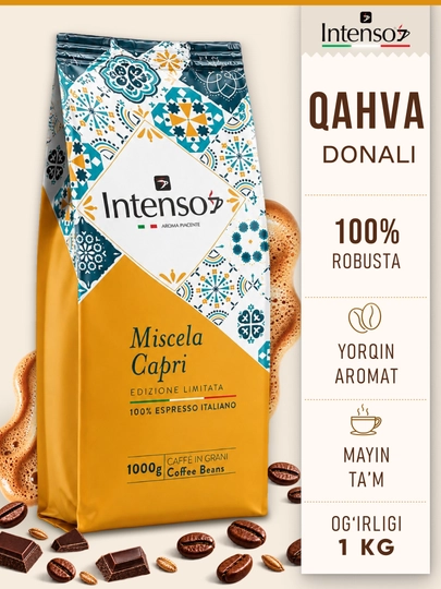 Intenso Caffè Capri donali kofe 100% robusta 1 kg