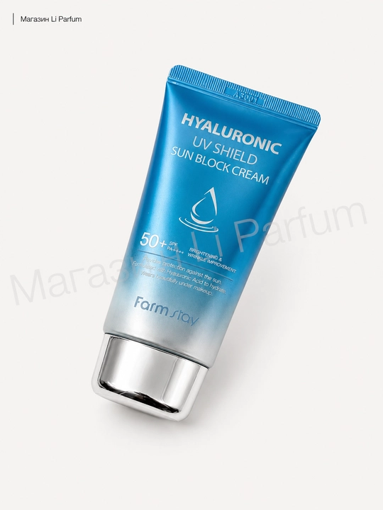 Quyoshdan himoya qiluvchi FarmStay Hyaluronic UV Shield Sun Block Cream SPF 50+