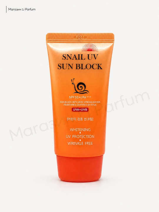 Солнцезащитный крем JIGOTT Snail UV Sun Block Cream SPF50+ PA+++