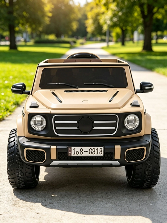 24V bolalar elektromobili, 4×4, 4 ta 550 motor, LED, Bluetooth, APP boshqaruv