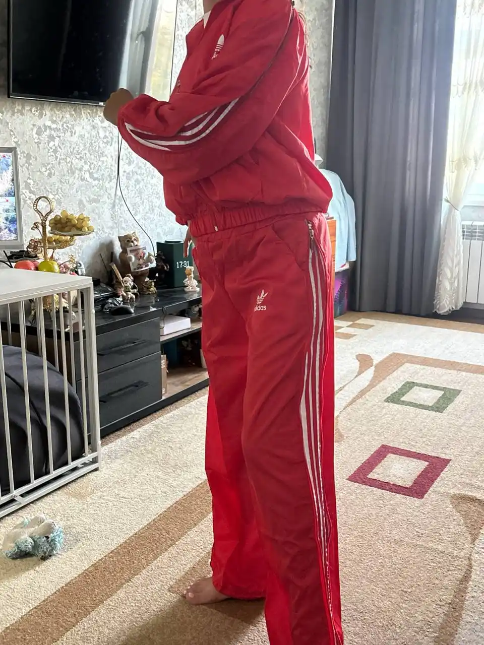 Ayollar dvoykasi oversize, sport kostyum shim ayollar uchun