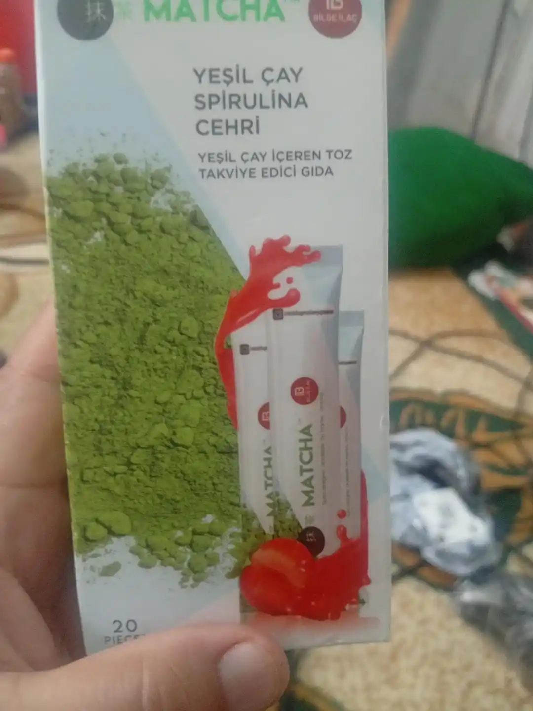 Choy "Matcha Detox", ozish uchun uchun, ko'k, antioksidant,ozish uchun,ozdiruvchi choy