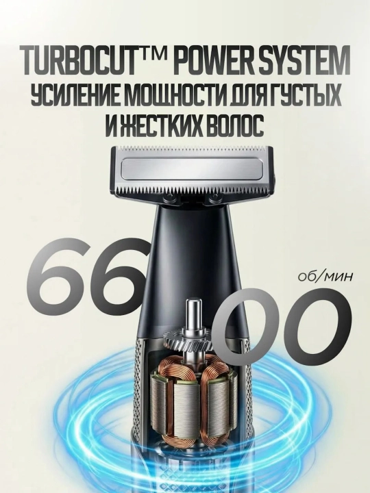 Машинка для бритья VGR V-633 3 в 1, триммер для бороды, лица, носа и ушей