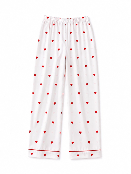 Ayollar pijamasi komplekt 2 tasi 1, ko‘ylak va shim, standart XL 2XL 3XL