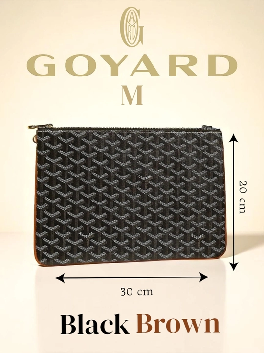 Goyard klatch qo‘l sumkasi, erkaklar va ayollar uchun barsetka, zamonaviy dizaynda - 