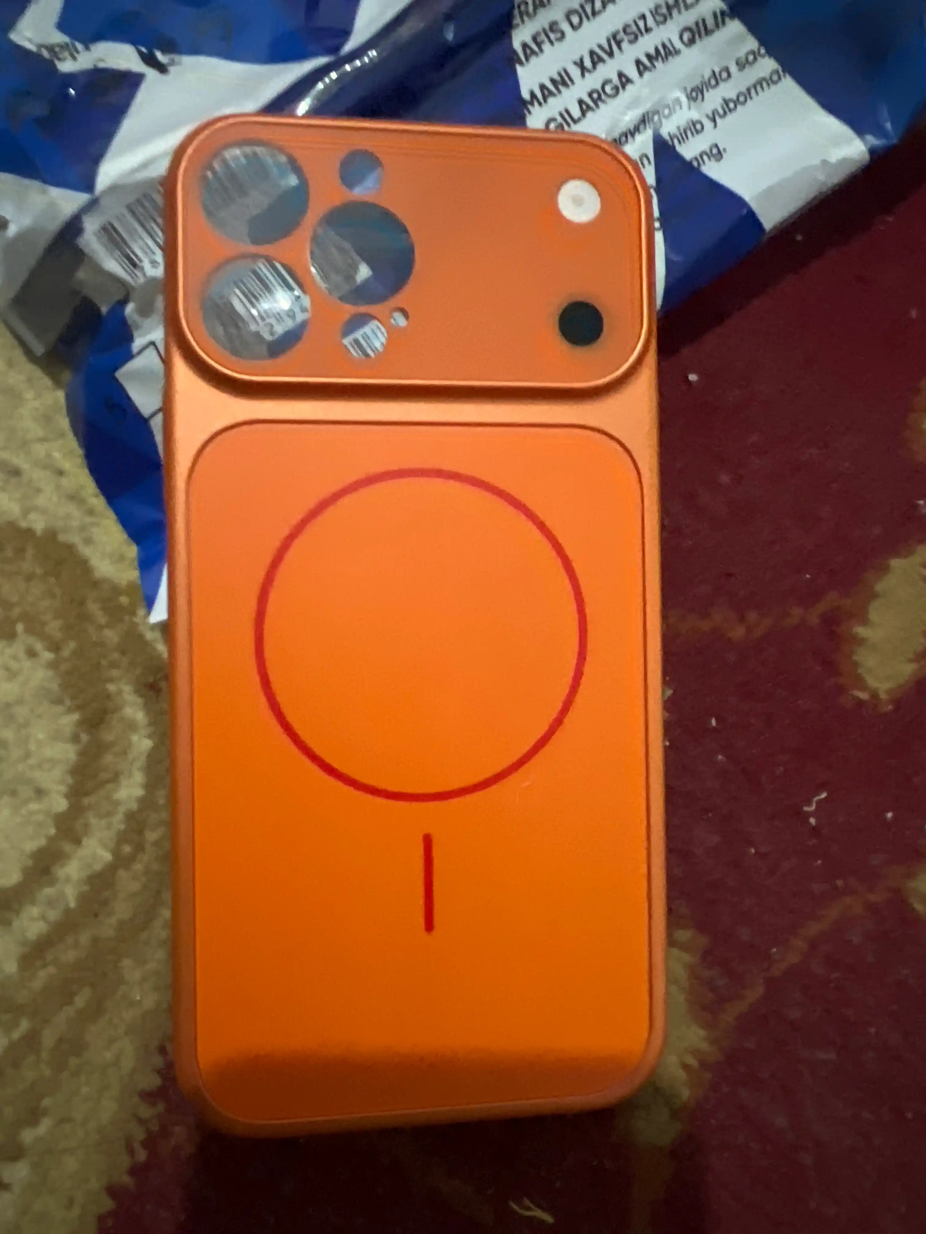 IPhone 11, 12, 13, 14, 15, 16, 17 Pro, Pro Max, Magsafe, iPhone 17 uslubidagi g‘iloflar