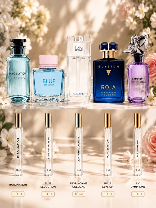 Erkaklar uchun 10 ml atirlar kolleksiyasi — 5 xil aroma - 