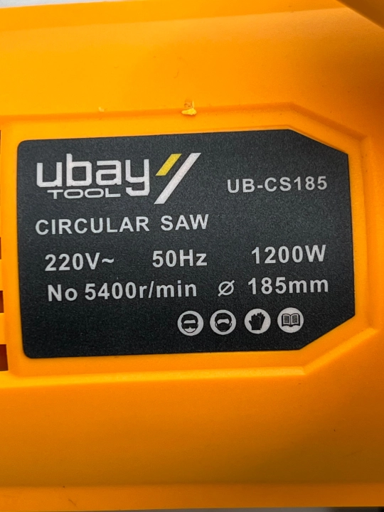 Ubay UB-CS185 sirkulyar arrasi